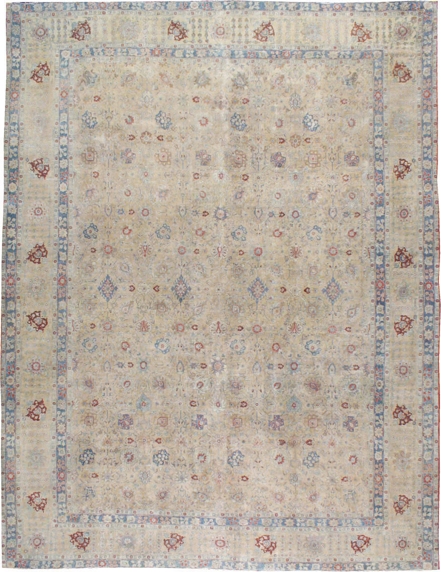 Antique Persian Tabriz Carpet, No.14615 - Galerie Shabab