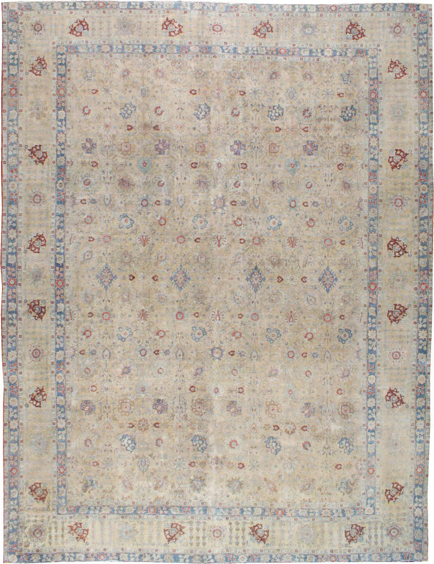 Antique Persian Tabriz Carpet, No.14615 - Galerie Shabab