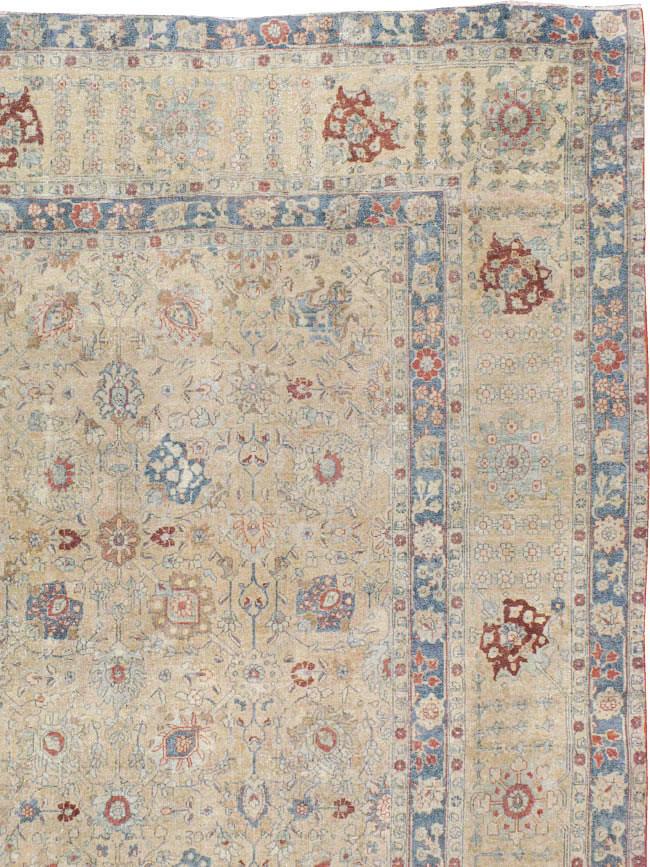Antique Persian Tabriz Carpet, No.14615 - Galerie Shabab