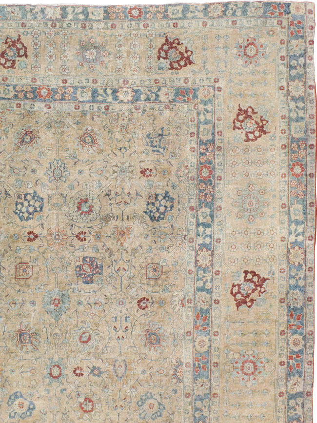 Antique Persian Tabriz Carpet, No.14615 - Galerie Shabab