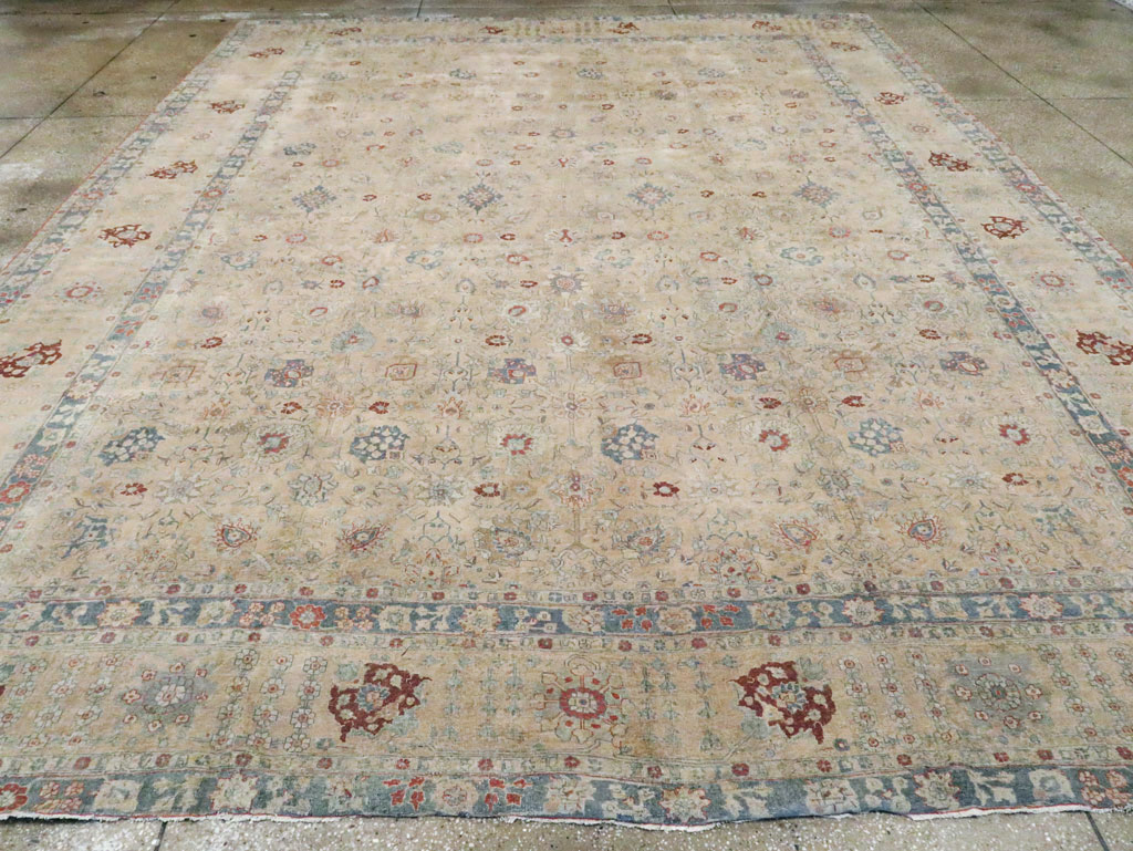 Antique Persian Tabriz Carpet, No.14615 - Galerie Shabab
