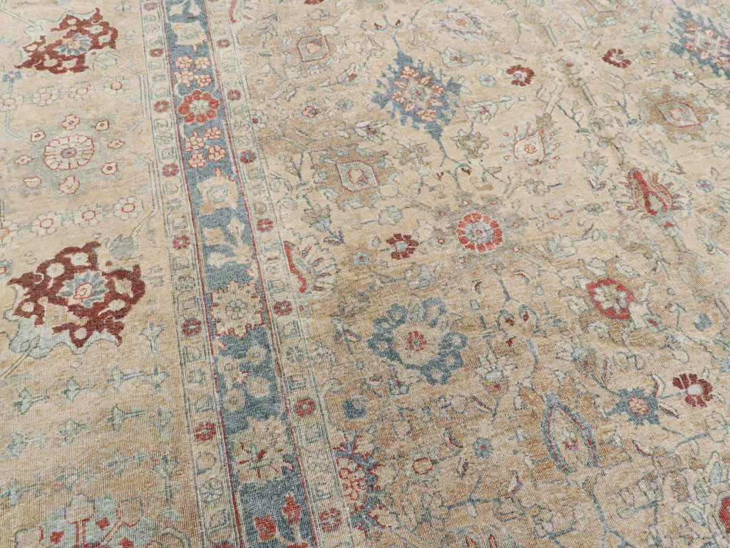 Antique Persian Tabriz Carpet, No.14615 - Galerie Shabab