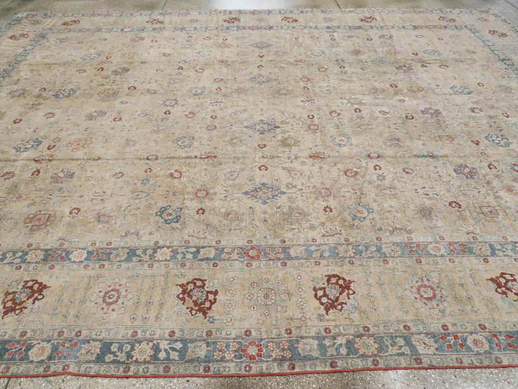 Antique Persian Tabriz Carpet, No.14615 - Galerie Shabab