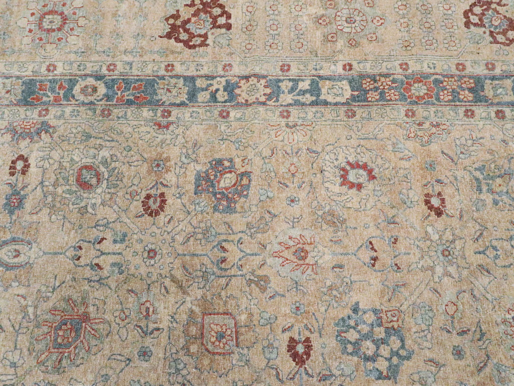 Antique Persian Tabriz Carpet, No.14615 - Galerie Shabab