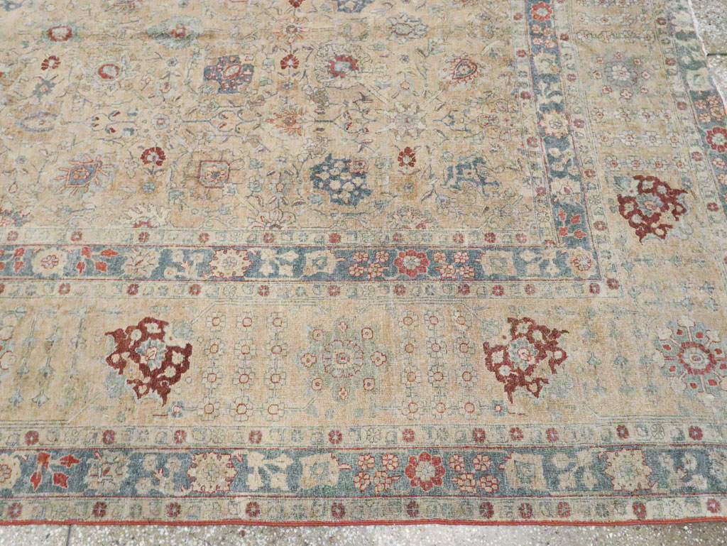 Antique Persian Tabriz Carpet, No.14615 - Galerie Shabab