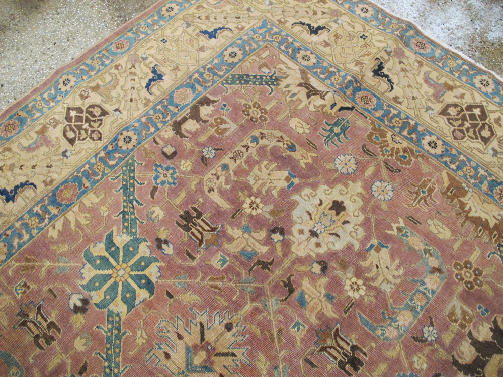 Antique Persian Tabriz Carpet, No.26777 - Galerie Shabab