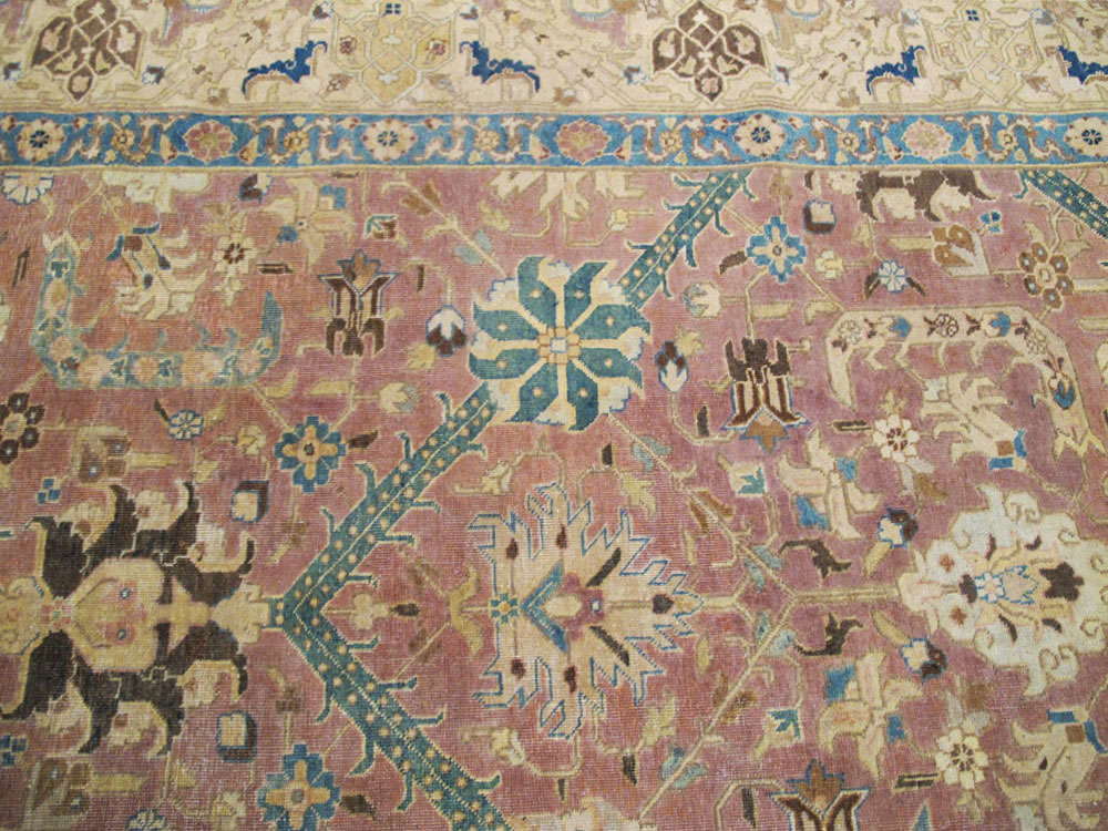 Antique Persian Tabriz Carpet, No.26777 - Galerie Shabab