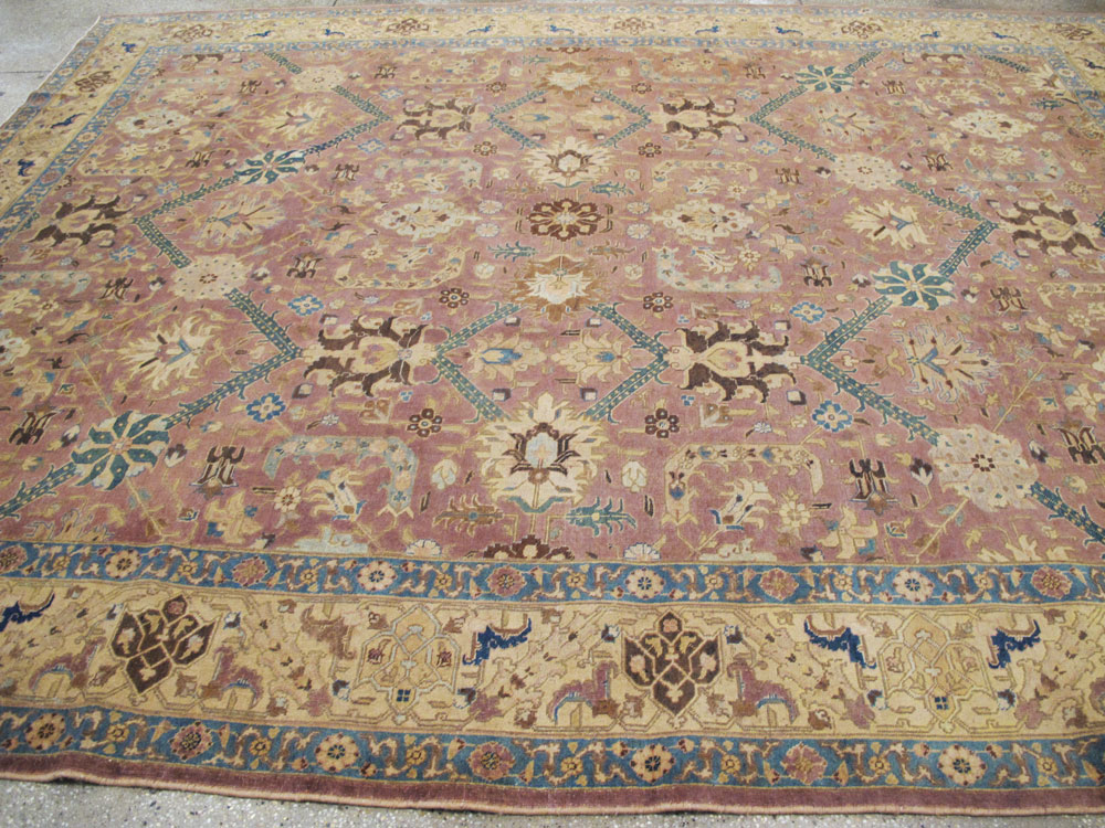 Antique Persian Tabriz Carpet, No.26777 - Galerie Shabab