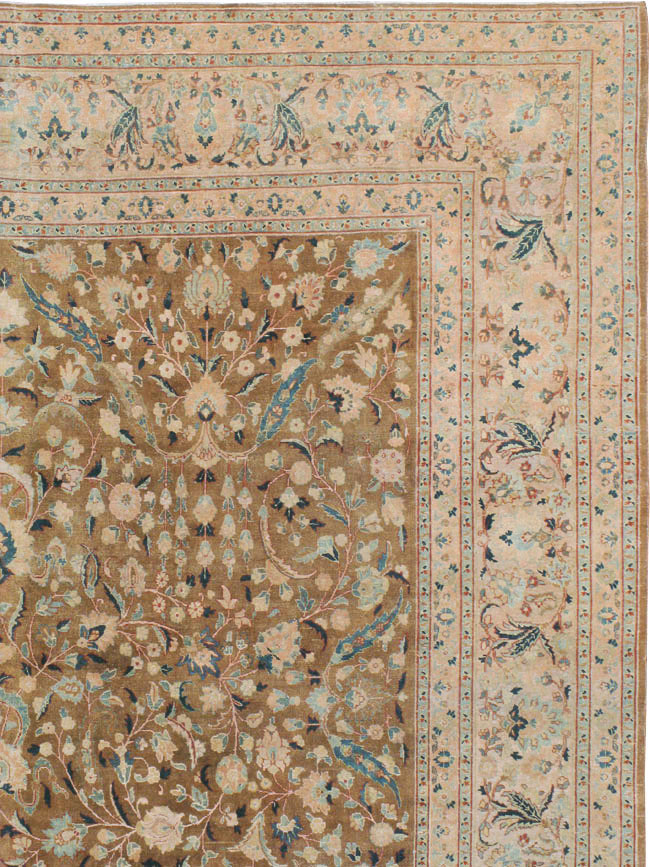 Antique Persian Tabriz Carpet, No.14630 - Galerie Shabab