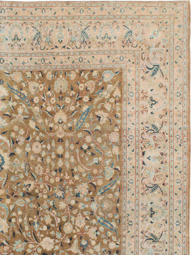 Antique Persian Tabriz Carpet, No.14630 - Galerie Shabab