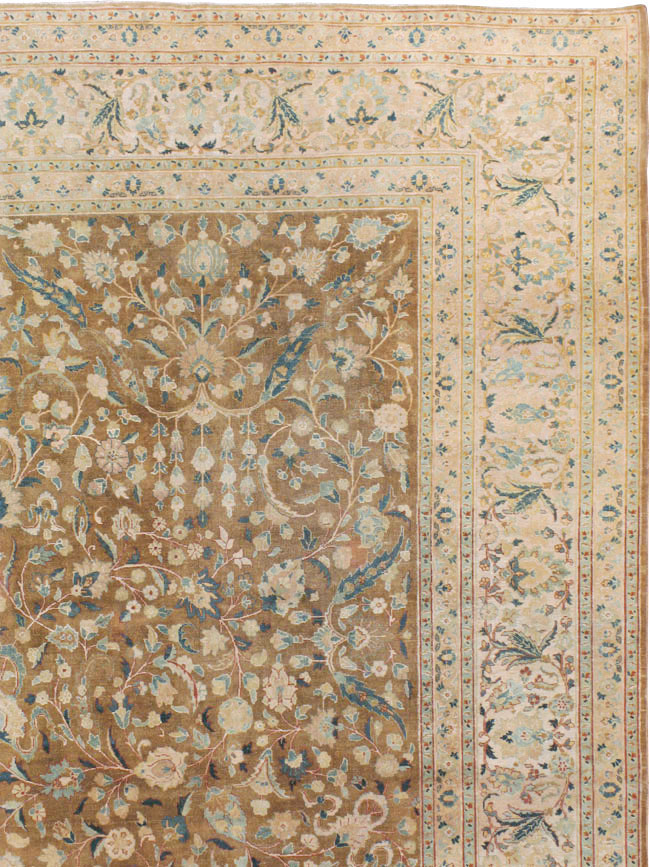 Antique Persian Tabriz Carpet, No.14630 - Galerie Shabab