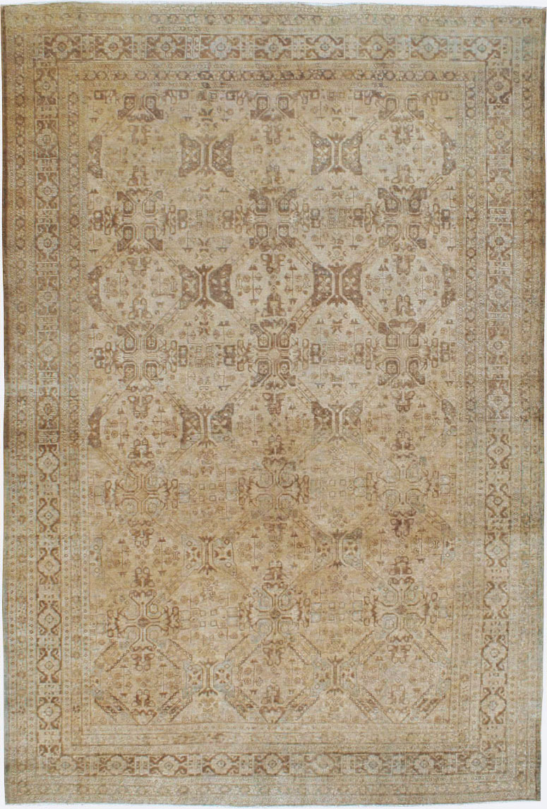 Vintage Persian Tabriz Carpet, No.14632 - Galerie Shabab