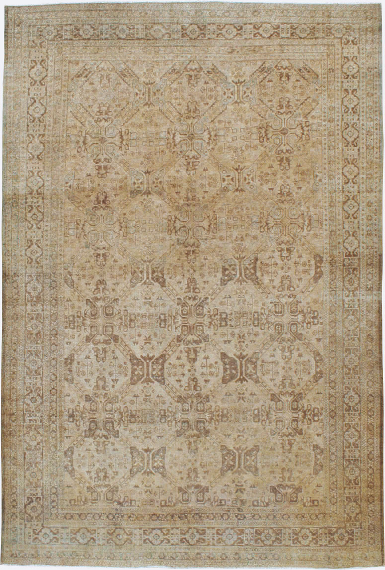 Vintage Persian Tabriz Carpet, No.14632 - Galerie Shabab