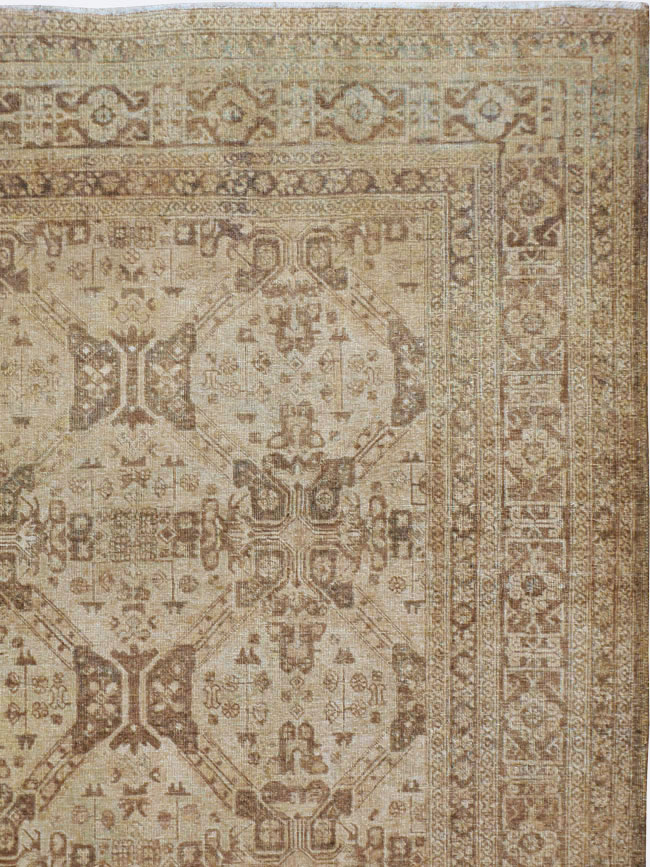 Vintage Persian Tabriz Carpet, No.14632 - Galerie Shabab