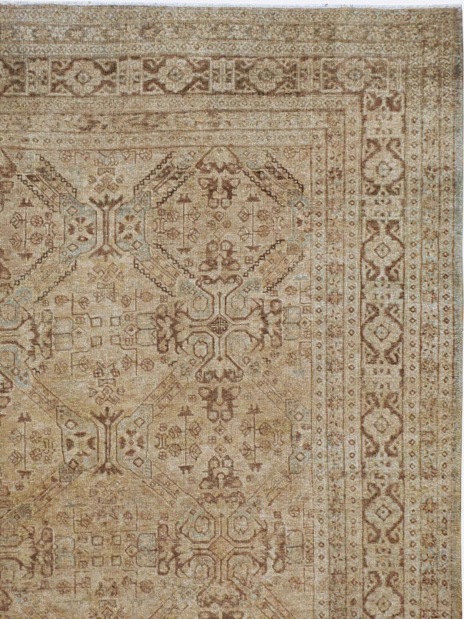 Vintage Persian Tabriz Carpet, No.14632 - Galerie Shabab