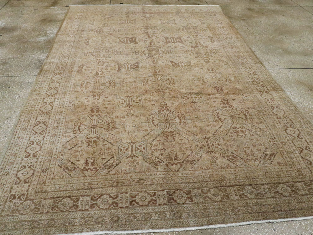 Vintage Persian Tabriz Carpet, No.14632 - Galerie Shabab