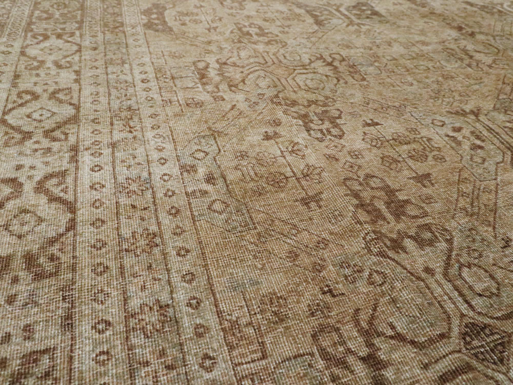 Vintage Persian Tabriz Carpet, No.14632 - Galerie Shabab