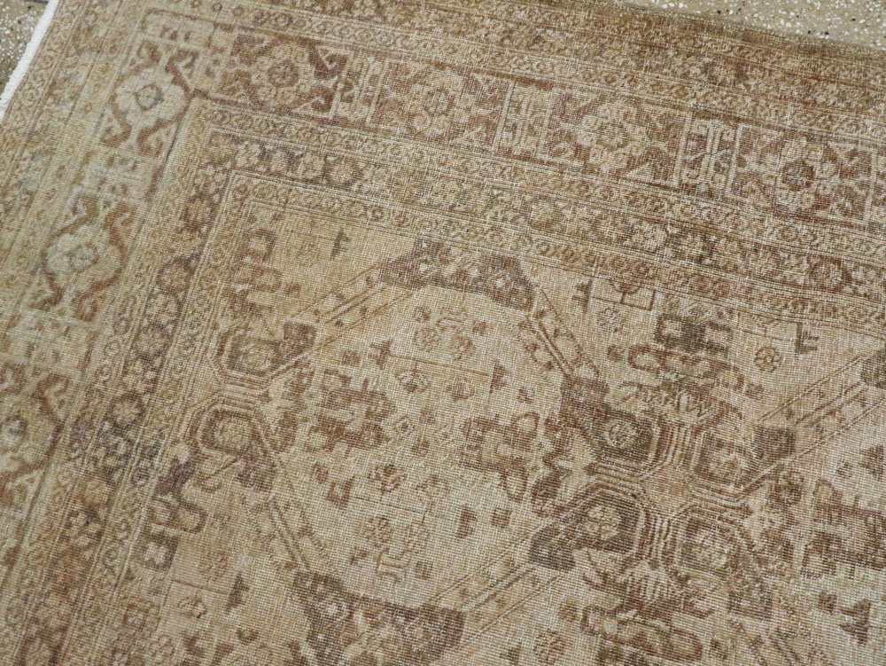Vintage Persian Tabriz Carpet, No.14632 - Galerie Shabab