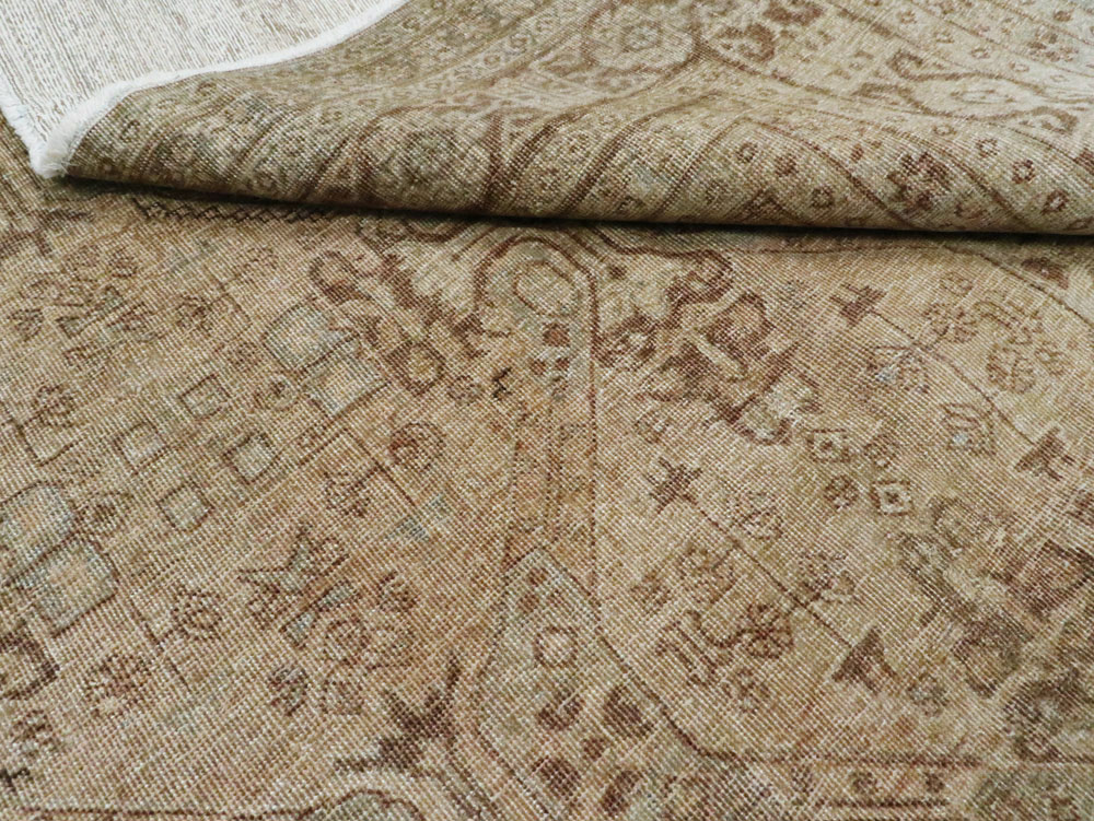 Vintage Persian Tabriz Carpet, No.14632 - Galerie Shabab