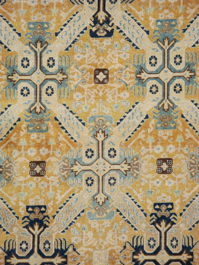 Vintage Persian Tabriz Carpet, No.14635 - Galerie Shabab