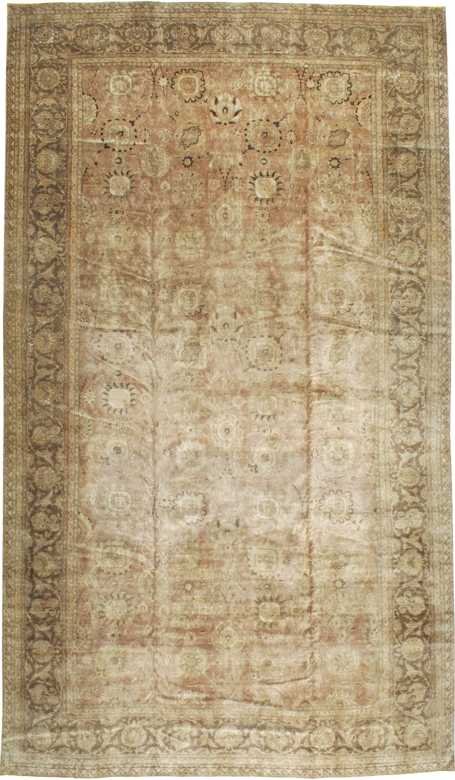 Antique Persian Tabriz Carpet, No.14636 - Galerie Shabab