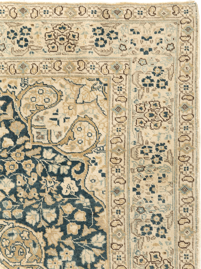 Antique Persian Tabriz Rug (Pair: 1 of 2), No.14637 - Galerie Shabab