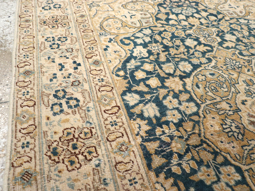 Antique Persian Tabriz Rug (Pair: 1 of 2), No.14637 - Galerie Shabab