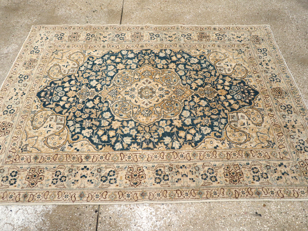 Antique Persian Tabriz Rug (Pair: 1 of 2), No.14637 - Galerie Shabab