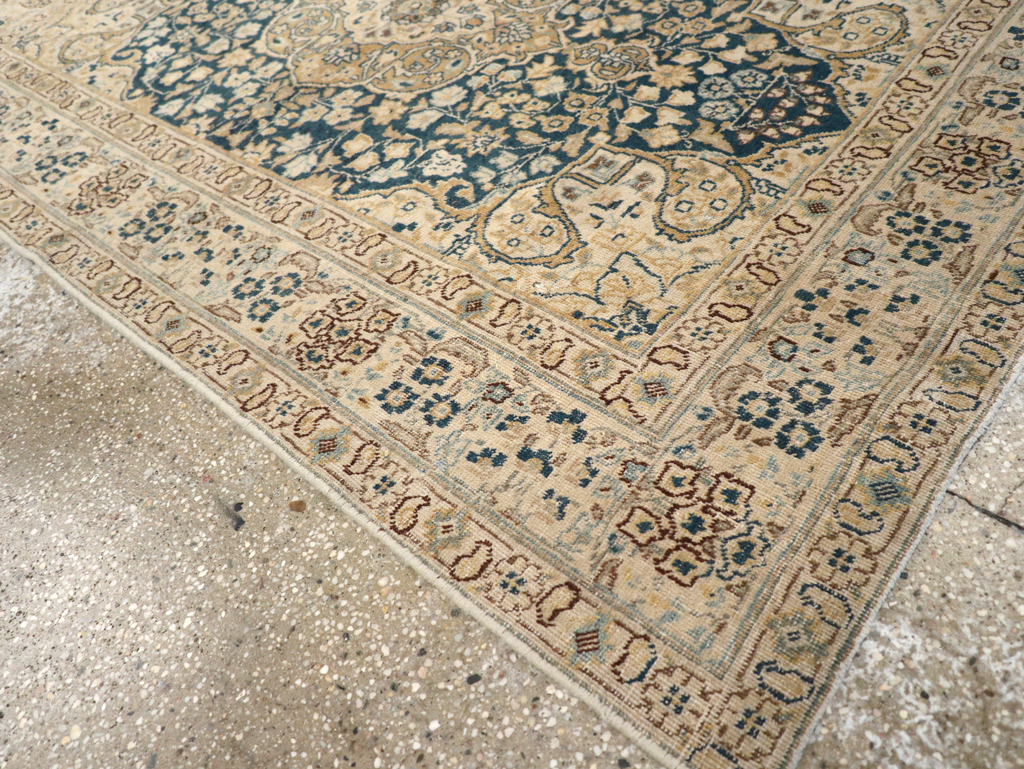 Antique Persian Tabriz Rug (Pair: 1 of 2), No.14637 - Galerie Shabab