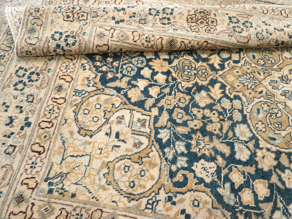 Antique Persian Tabriz Rug (Pair: 1 of 2), No.14637 - Galerie Shabab