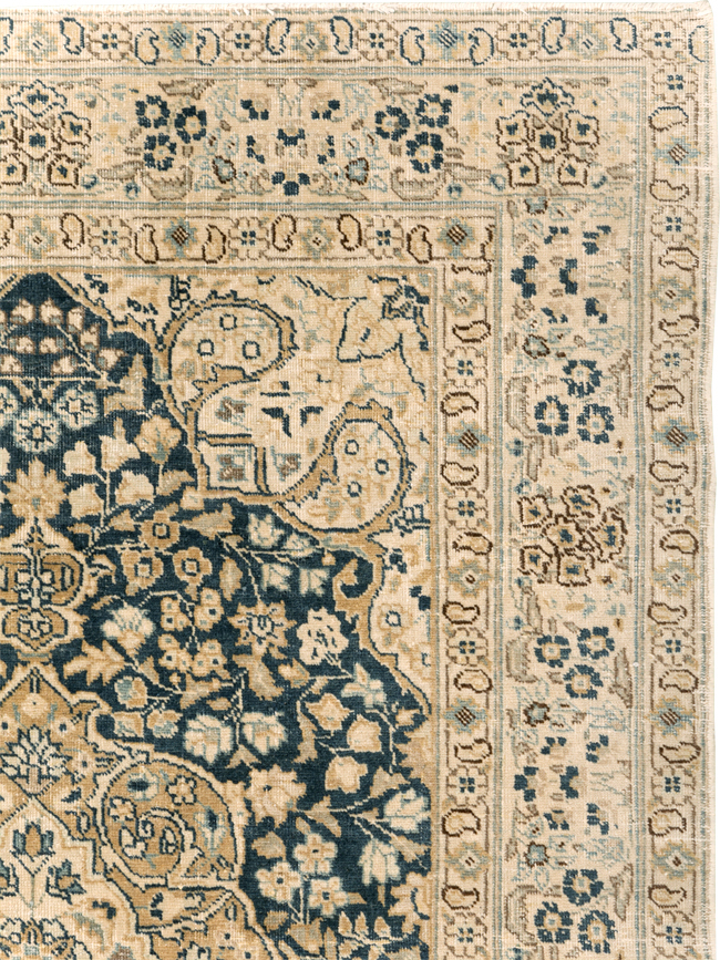 Antique Persian Tabriz Rug (Pair: 2 of 2), No.14638 - Galerie Shabab