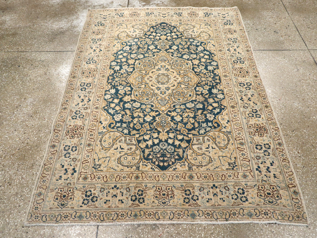 Antique Persian Tabriz Rug (Pair: 2 of 2), No.14638 - Galerie Shabab