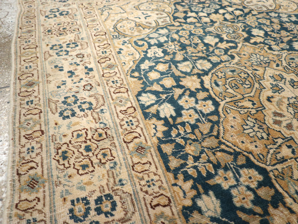 Antique Persian Tabriz Rug (Pair: 2 of 2), No.14638 - Galerie Shabab