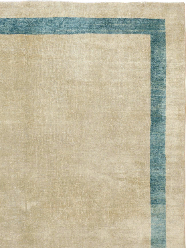 Vintage Persian Mashad Modernist Carpet, No.14646 - Galerie Shabab