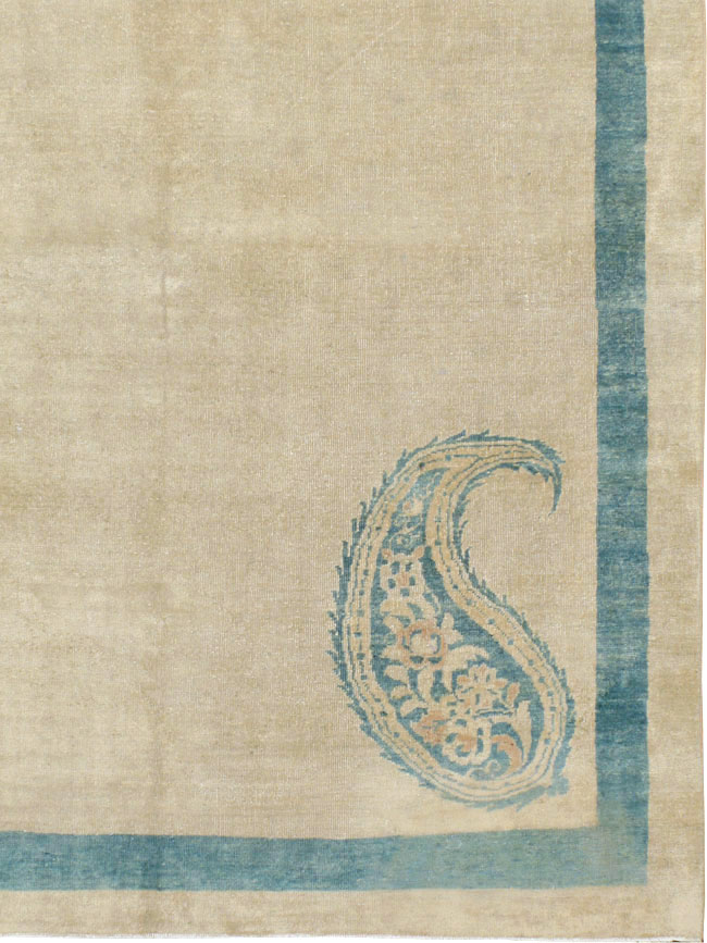 Vintage Persian Mashad Modernist Carpet, No.14646 - Galerie Shabab