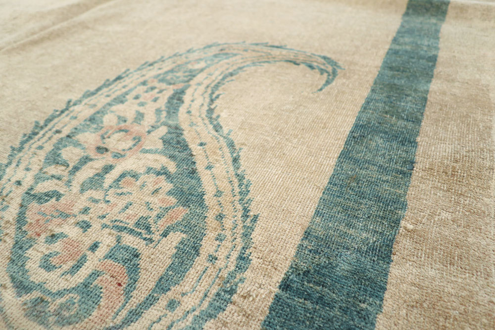 Vintage Persian Mashad Modernist Carpet, No.14646 - Galerie Shabab