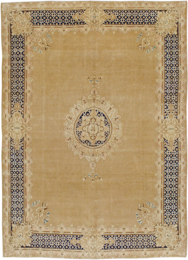 Vintage Persian Kerman Carpet, No.14663 - Galerie Shabab