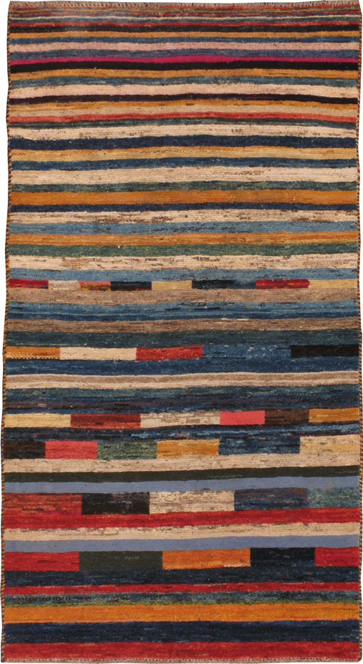 Vintage Gabbeh Rug, No.14665 - Galerie Shabab