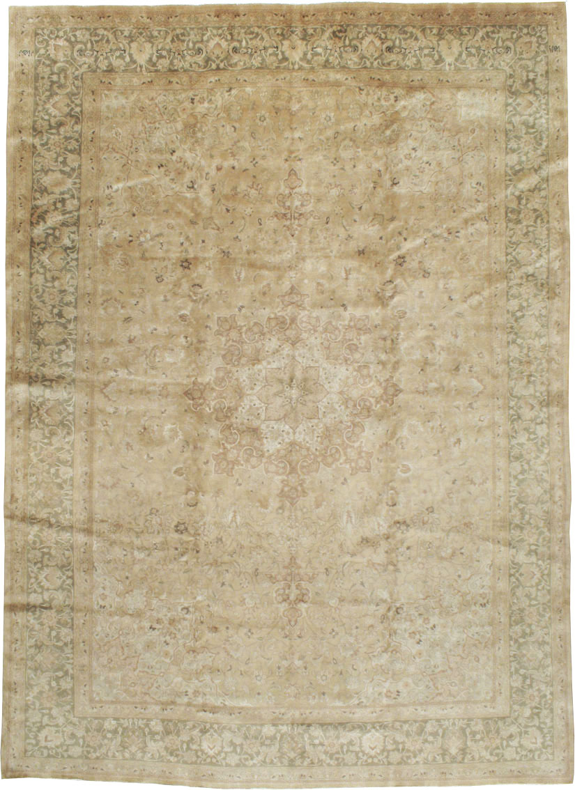 Vintage Persian Tabriz Carpet, No.14669 - Galerie Shabab