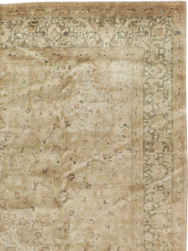 Vintage Persian Tabriz Carpet, No.14669 - Galerie Shabab