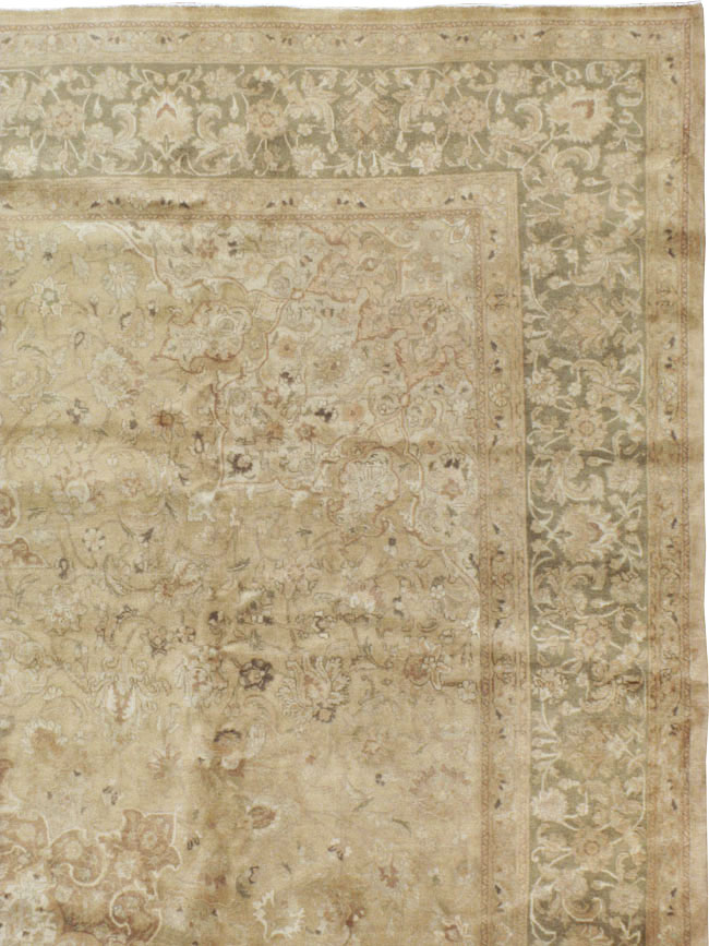Vintage Persian Tabriz Carpet, No.14669 - Galerie Shabab