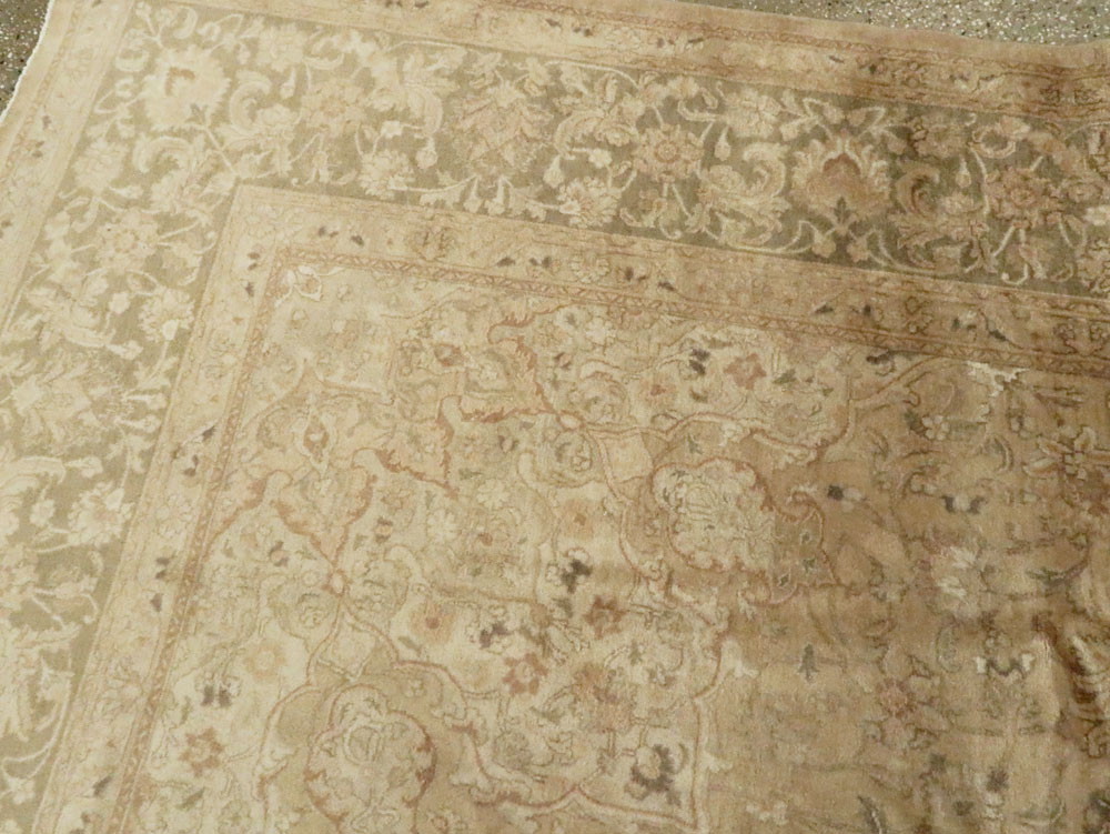 Vintage Persian Tabriz Carpet, No.14669 - Galerie Shabab