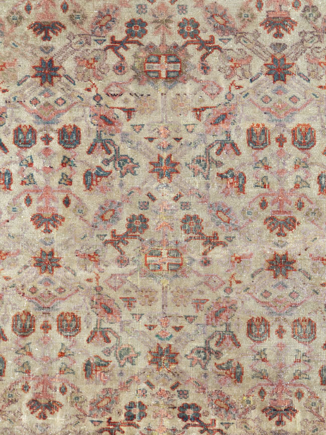 Antique Turkish Oushak Rug, No.14677 - Galerie Shabab