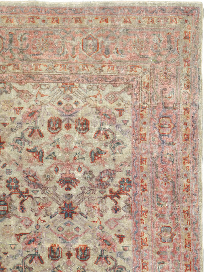 Antique Turkish Oushak Rug, No.14677 - Galerie Shabab