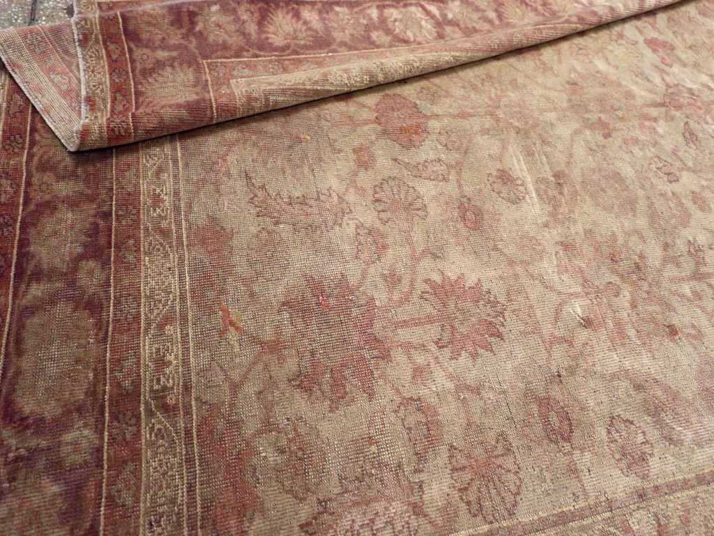 Antique Turkish Oushak Carpet, No.14683 - Galerie Shabab