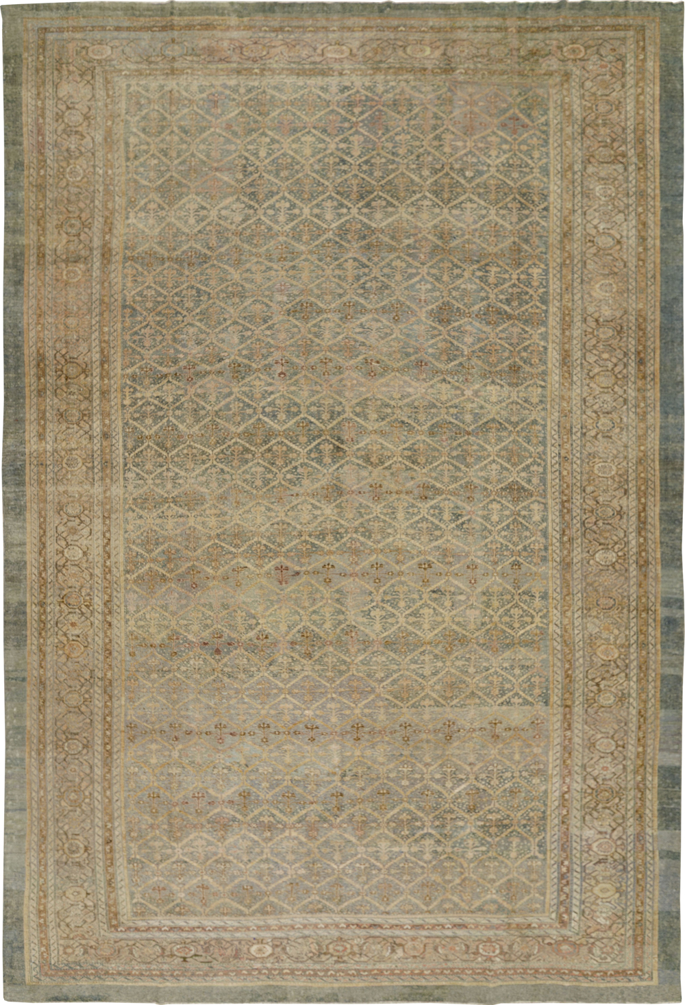 Antique Persian Bibikabad Oversize Carpet, No.14689 - Galerie Shabab