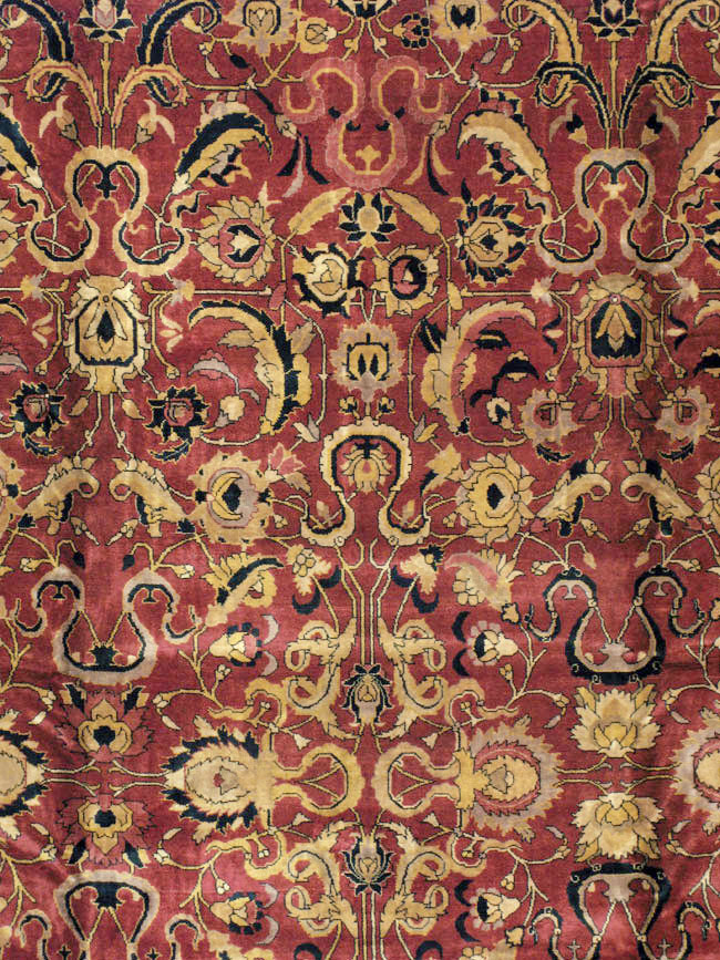 Antique Indian Lahore Carpet, No.14701 - Galerie Shabab