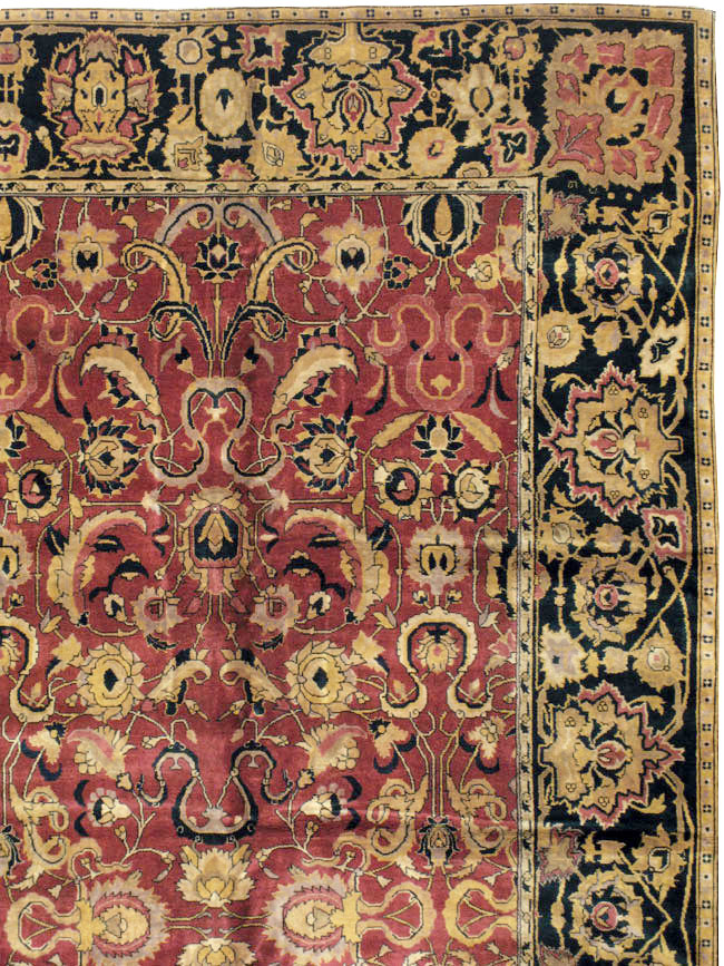 Antique Indian Lahore Carpet, No.14701 - Galerie Shabab