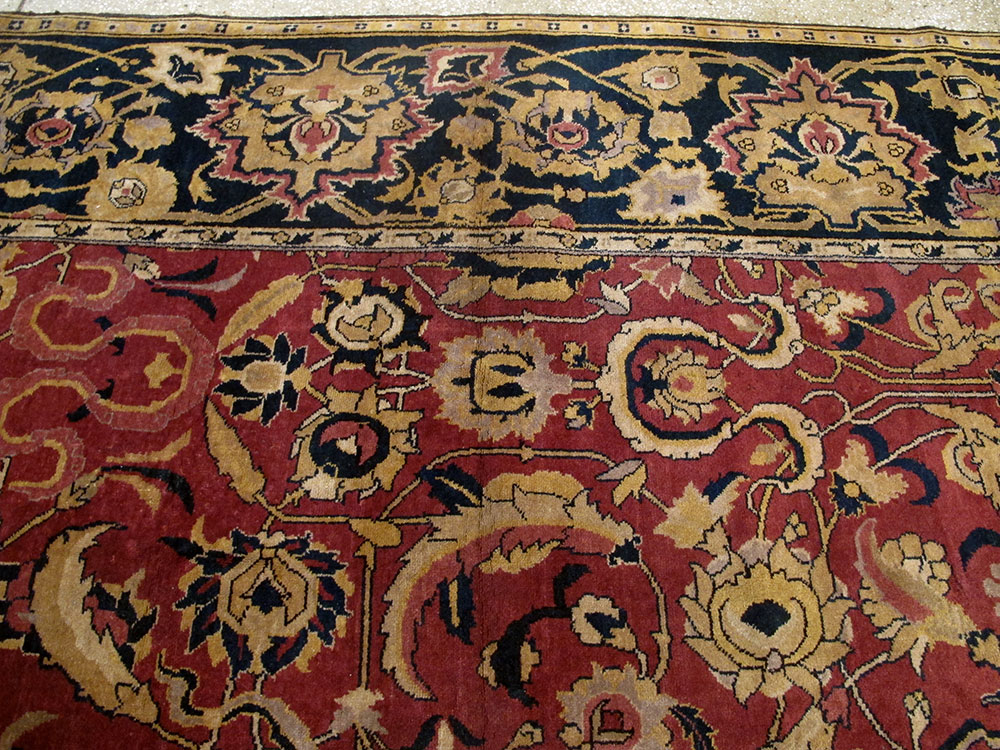 Antique Indian Lahore Carpet, No.14701 - Galerie Shabab