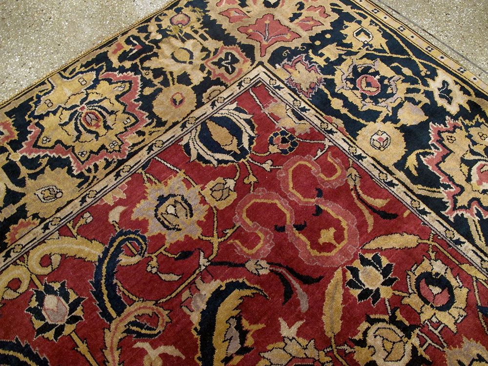 Antique Indian Lahore Carpet, No.14701 - Galerie Shabab